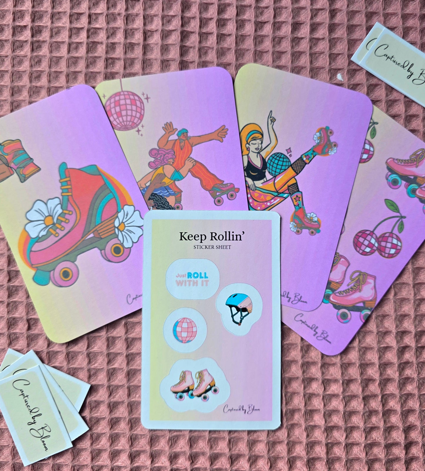 Keep Rollin' Mini Prints & Stickers