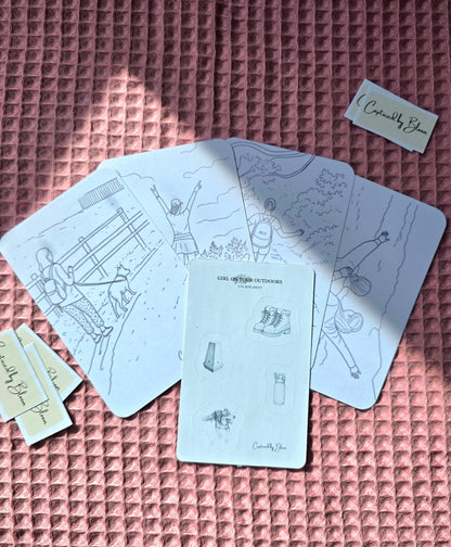 Girl Outdoors Mini Prints & Stickers